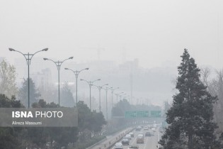 کیفیت هوای تهران در ۴ ایستگاه سنجش قرمز شد