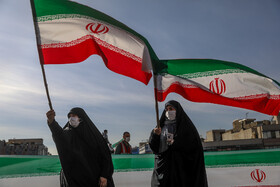 ساعات اولیه راهپیمایی روز ۲۲ بهمن چهل و دومین سالروز پیروزی شکوهمند انقلاب اسلامی - تهران