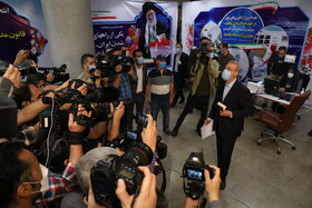 حضور علی لاریجانی در پنجمین روز ثبت نام داوطلبان انتخابات ریاست جمهوری ۱۴۰۰