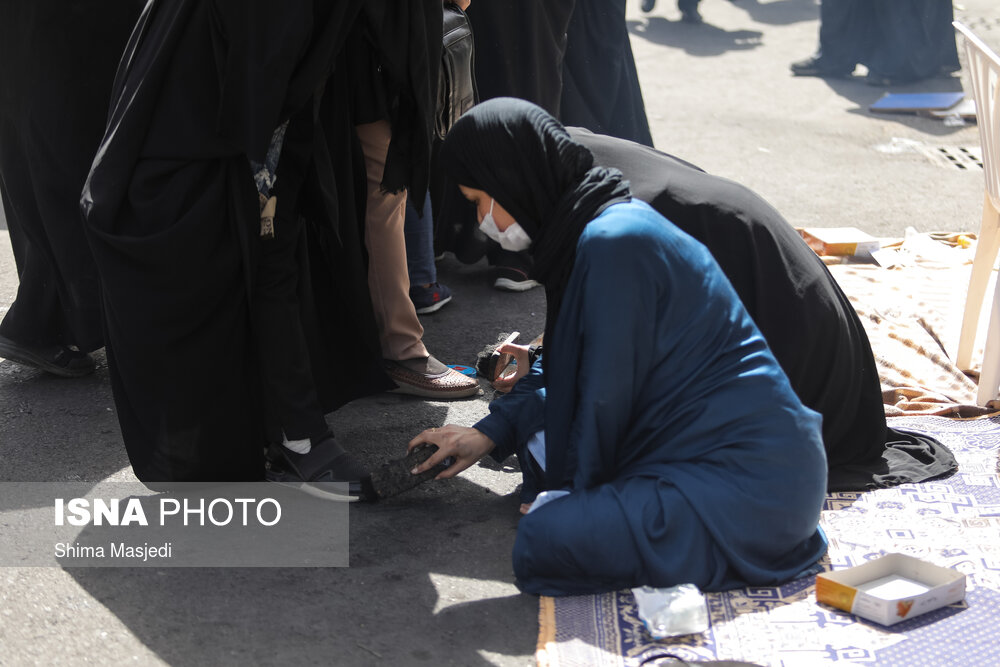 مراسم راهپیمایی جاماندگان اربعین حسینی در تهران