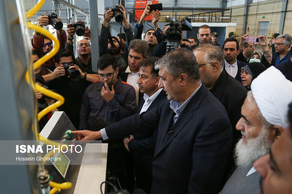 افتتاح سامانه پرتودهی شتاب دهنده الکترونی celv_8 در قزوین