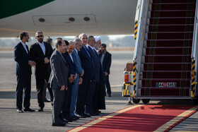 مراسم بدرقه رئیس جمهور پیش از سفر به عربستان