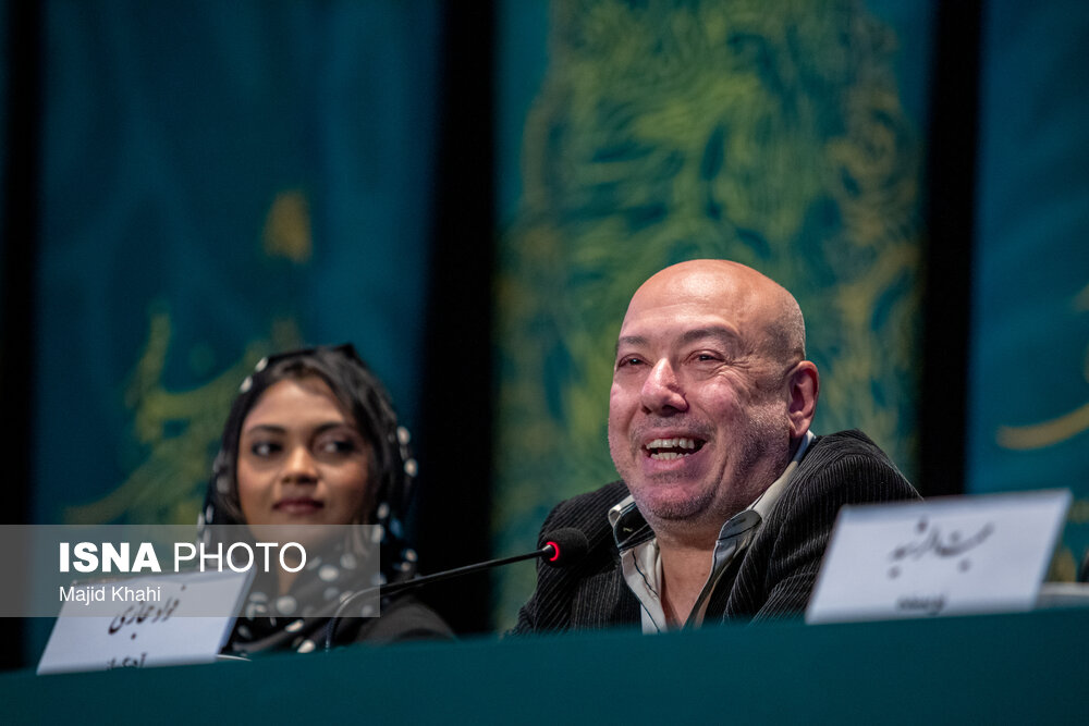 فواد حجازی آهنگساز در نشست خبری اولین روز از چهل و دومین جشنواره فیلم فجر