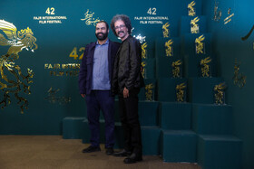 عوامل فیلم «آبی روشن» در هشتمین روز چهل و دومین جشنواره فیلم فجر