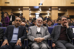 حسین سلیمی و منوچهر متکی در هفدهمین همایش سالانه انجمن علوم سیاسی ایران
