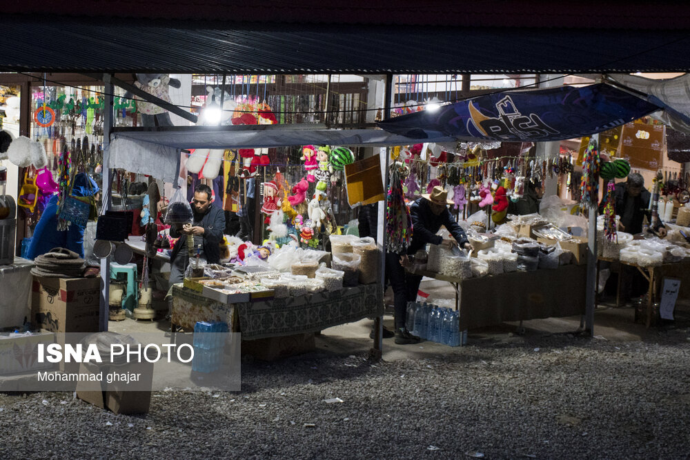 غرفه های فروش مواد غذایی در منطقه خالد نبی