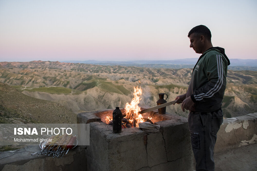 گردشگران در منطقه خالد نبی - شمال استان گلستان