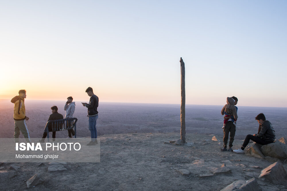 گردشگران در منطقه خالد نبی - شمال استان گلستان