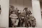 تصاویر/چرچیل، استالین و روزولت در کنفرانس تهران