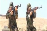 فیلم/نبرد زنان تکاور سوری با داعش
