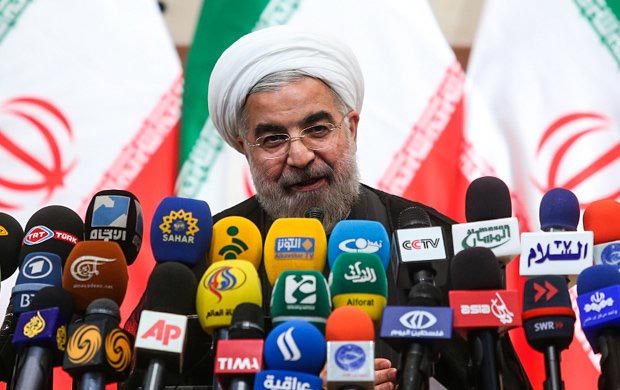 پخش زنده کنفرانس مطبوعاتی روحانی ساعت 16