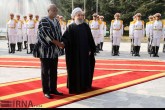 تصاویر/ استقبال رسمی رییس جمهور از جان درامانی ماهاما  <img src="/images/picture_icon.gif" width="16" height="13" border="0" align="top">
