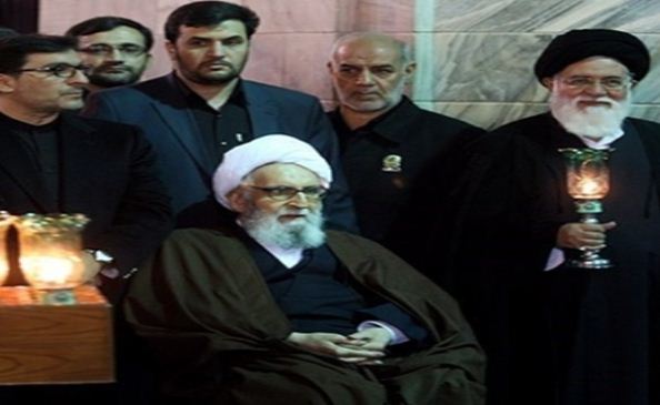 عیادت علم‌ الهدی از آیت‌ الله واعظ طبسی