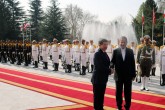 تصاویر/  استقبال رسمی جهانگیری از نخست وزیر ترکیه