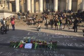 تصاویر/ مراسم گرامیداشت یاد قربانیان حملات تروریستی بروکسل