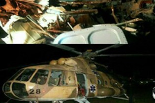 اسامی جان باختگان حادثه سقوط بالگرد اعلام شد