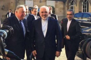 ظریف با رئیس مجلس سنا فرانسه دیدار کرد