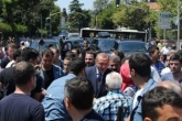 تیم حفاظت از اردوغان در خیابان محل اقامتش  <img src="/images/picture_icon.gif" width="16" height="13" border="0" align="top">