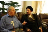 دیدار سیدحسن خمینی با عزت الله انتظامی  <img src="/images/picture_icon.gif" width="16" height="13" border="0" align="top">