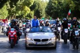 تصاویر/ استقبال از سهراب مرادی با bmw در اصفهان