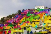تصاویر/ با شهر رنگین کمانی در مکزیک آشنا شوید