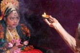 تصاویر/ رسم عجیب دخترپرستی در هندوستان
