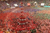 اعضای تیم کولا ولا د والاس در مسابقات Tarragona Human Tower.