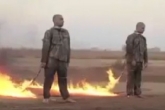 داعش ۲ سرباز ترکیه را سوزاند