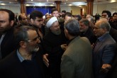 تصاویر / مقامات در چهلم آیت‌الله هاشمی