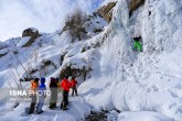 تصاویر / آبشار گنجنامه یخ بست