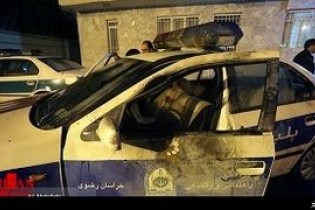 دستگیری عاملان پرتاب ترقه انفجاری به خودروی پلیس