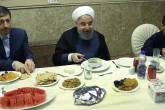 امروز به روایت تصویر// ضیافت صمیمی با روحانی، بانوان نینجوتسوکار، وقت افطار و...  <img src="/images/picture_icon.gif" width="16" height="13" border="0" align="top">