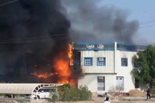 فیلم/ آتش سوزی در هتل مارینا جزیره قشم
