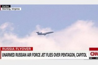 گشت‌زنی هواپیمای جاسوسی روسیه بر فراز واشنگتن