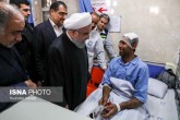 تصاویر/ رییس جمهور از مجروحین زلزله عیادت کرد  <img src="/images/picture_icon.gif" width="16" height="13" border="0" align="top">