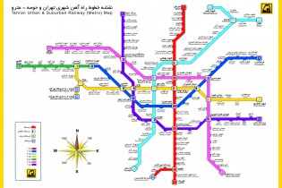 تلاقی چندین گسل با برخی تونل‌های مترو تهران