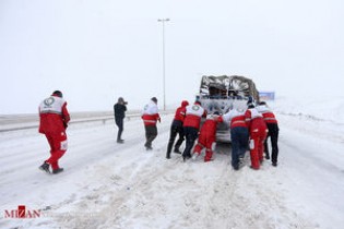 آخرین آمار امدادرسانی به شهروندان گرفتار در برف و کولاک