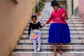 تصاویر/ پوشش سنتی زنان بولیوی
