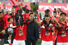 دیدار تیم‌های فوتبال پرسپولیس و سپیدرود و جشن قهرمانی پرسپولیس