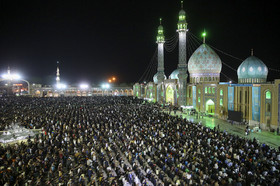 جشن نیمه شعبان در مسجد جمکران