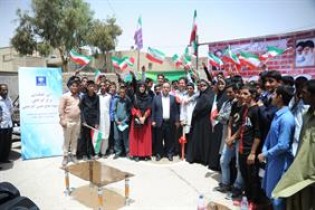 کلنگ ساخت مرکز کارگاهی حاج حسن آذرخشی در زاهدان به زمین زده شد