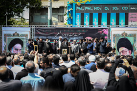 مراسم تشییع پیکر حجت‌الاسلام والمسلمین سید مهدی طباطبایی