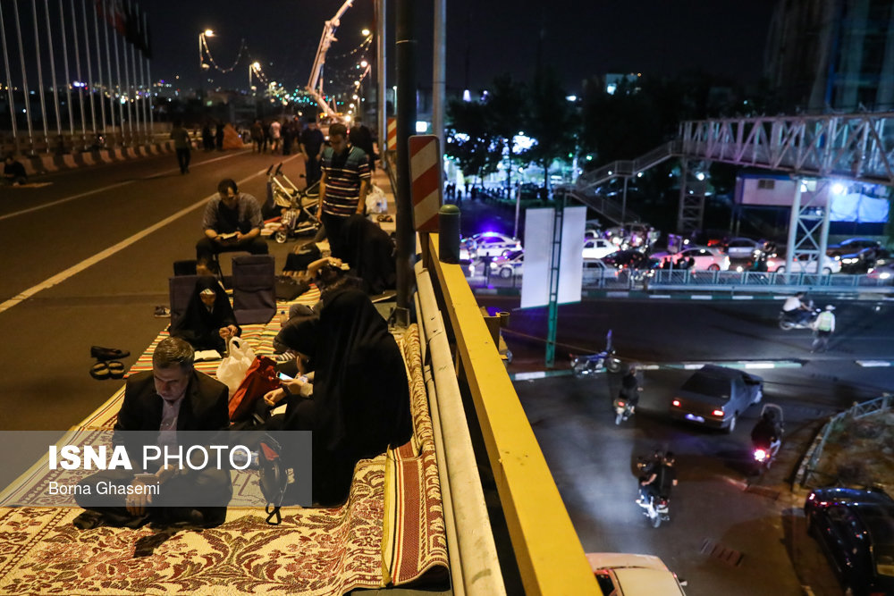 شب نوزدهم ماه مبارک رمضان - خیابان ری