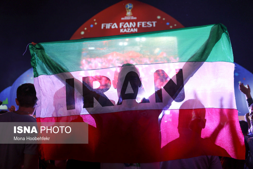 تماشای دیدار روسیه و مصر در فن فست شهر کازان