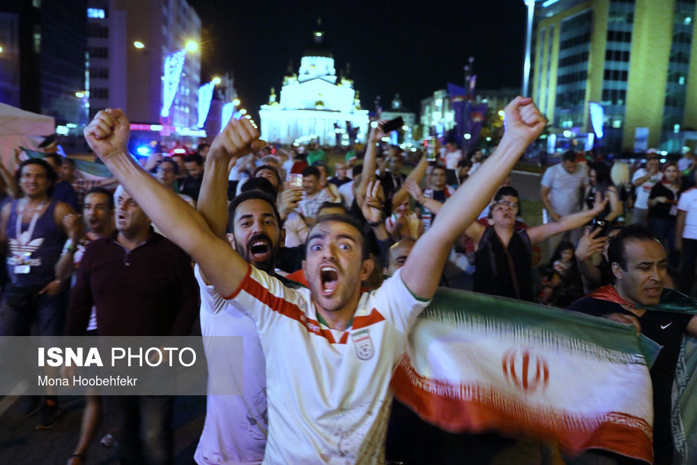 فن فست سارانسك در شب قبل از بازی ایران پرتغال
