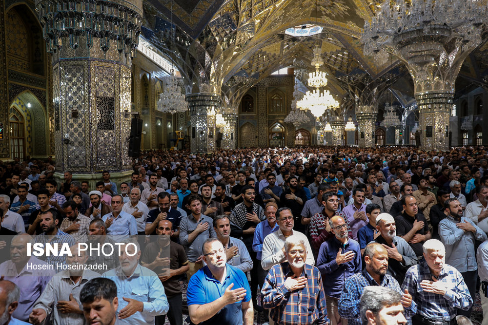 تشییع دو شهید دفاع مقدس - مشهد