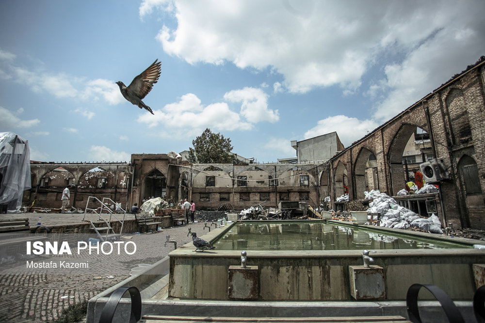 مسجد جامع ساری؛ پس از آتش سوزی