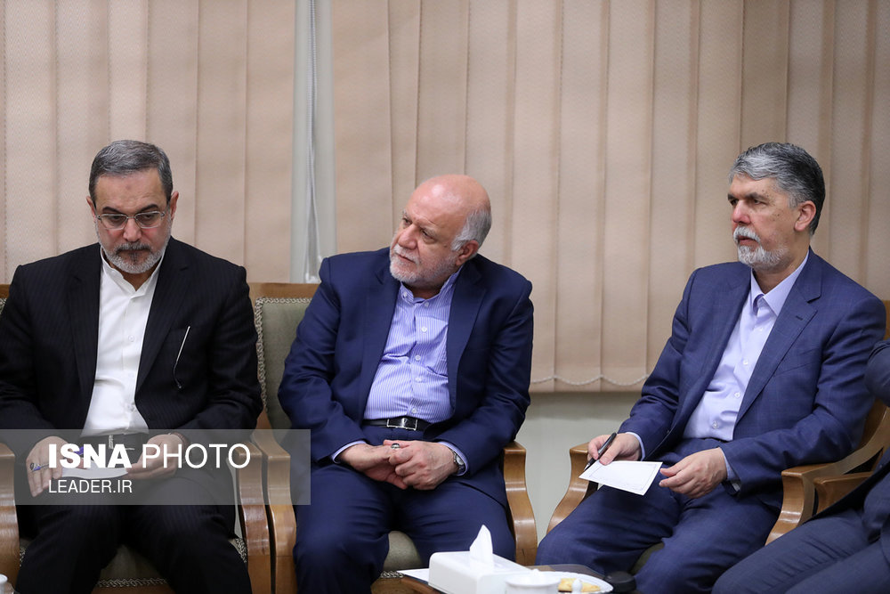 دیدار رئیس‌جمهور و اعضای هیئت دولت با مقام معظم رهبری
