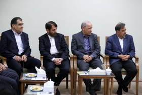 دیدار رئیس‌جمهور و اعضای هیئت دولت با مقام معظم رهبری