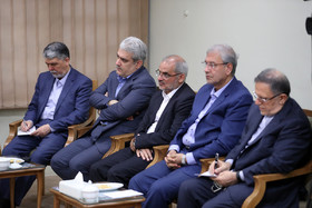 دیدار رئیس‌جمهور و اعضای هیئت دولت با مقام معظم رهبری